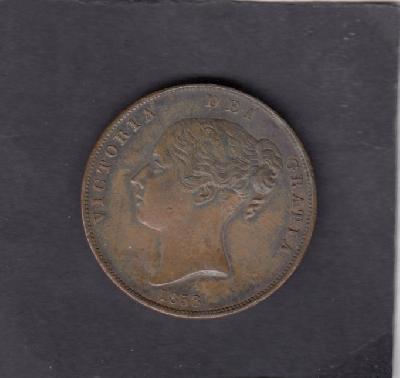 Beschrijving: 1 Penny  VICTORIA